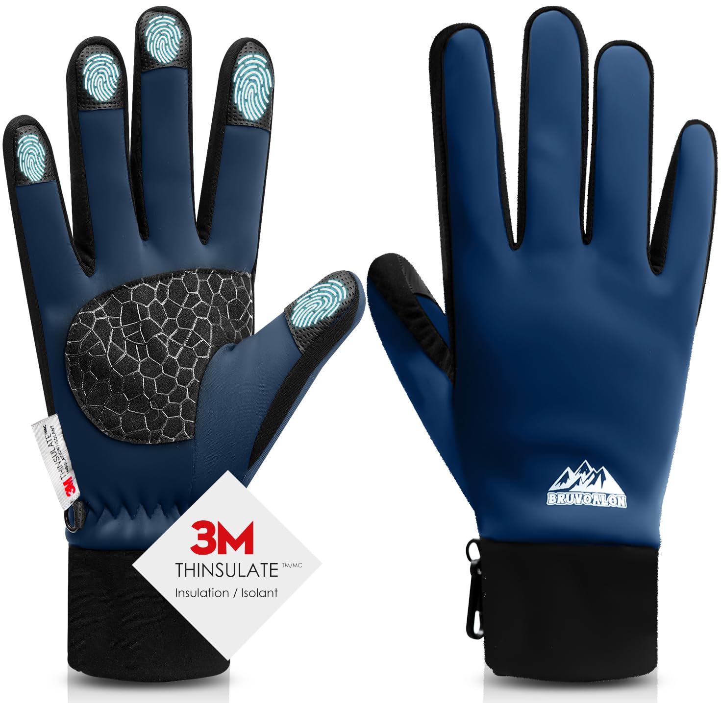 Winter Gloves — Blue