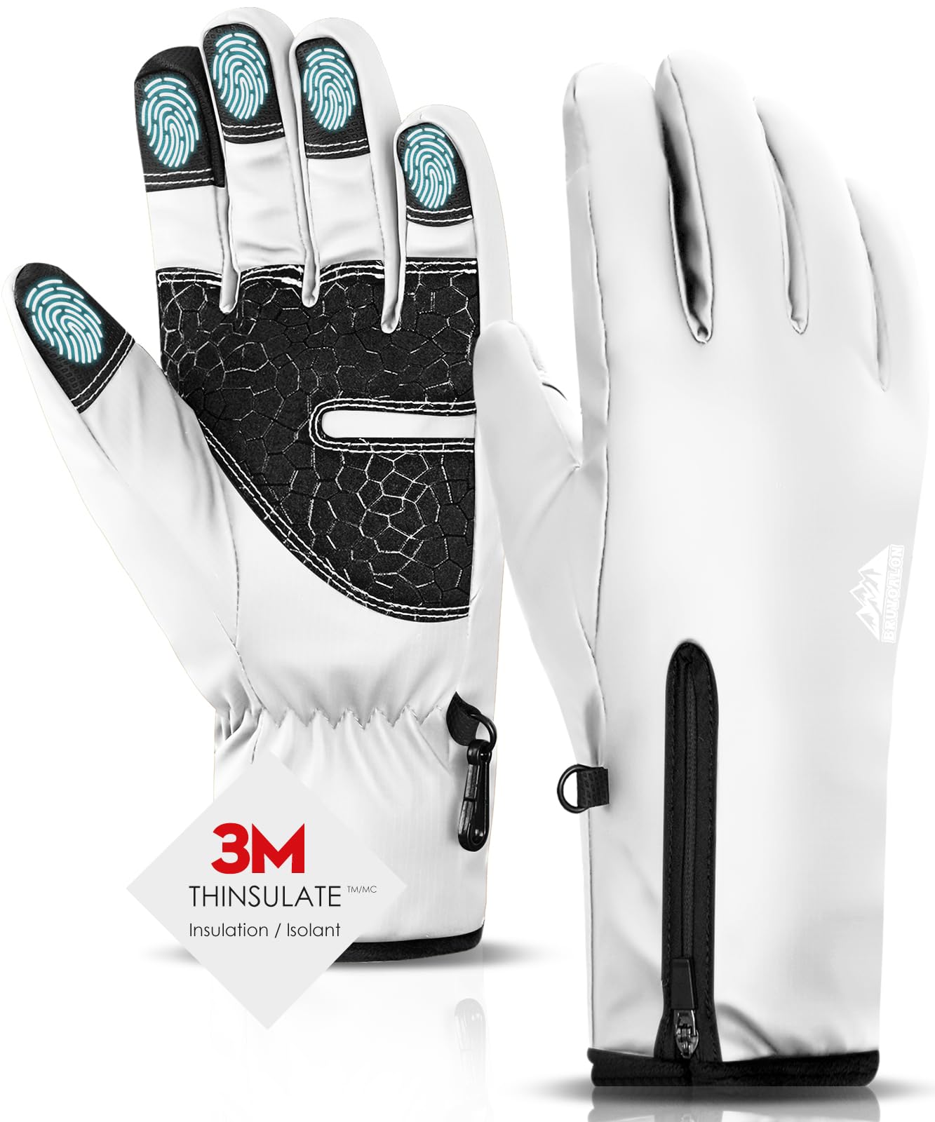 Y322 Winter Gloves — White
