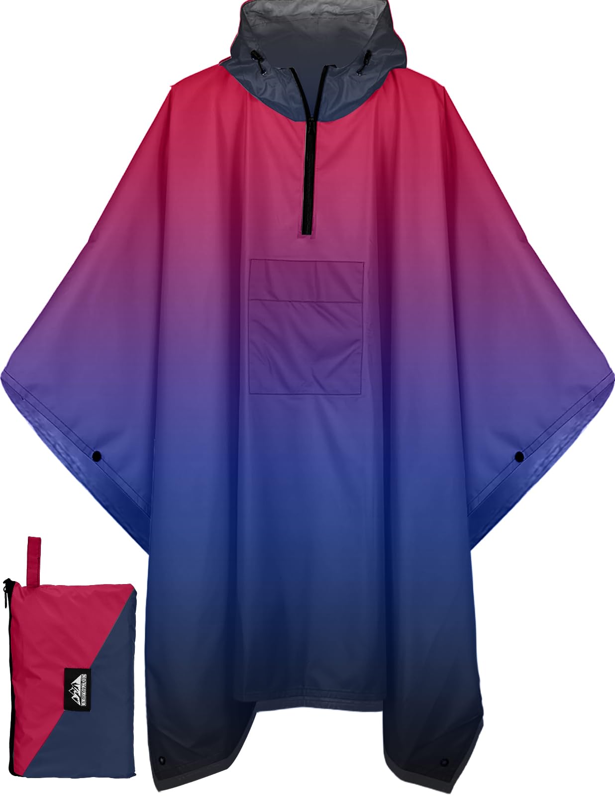 3-in-1 Rain Poncho — Gradients