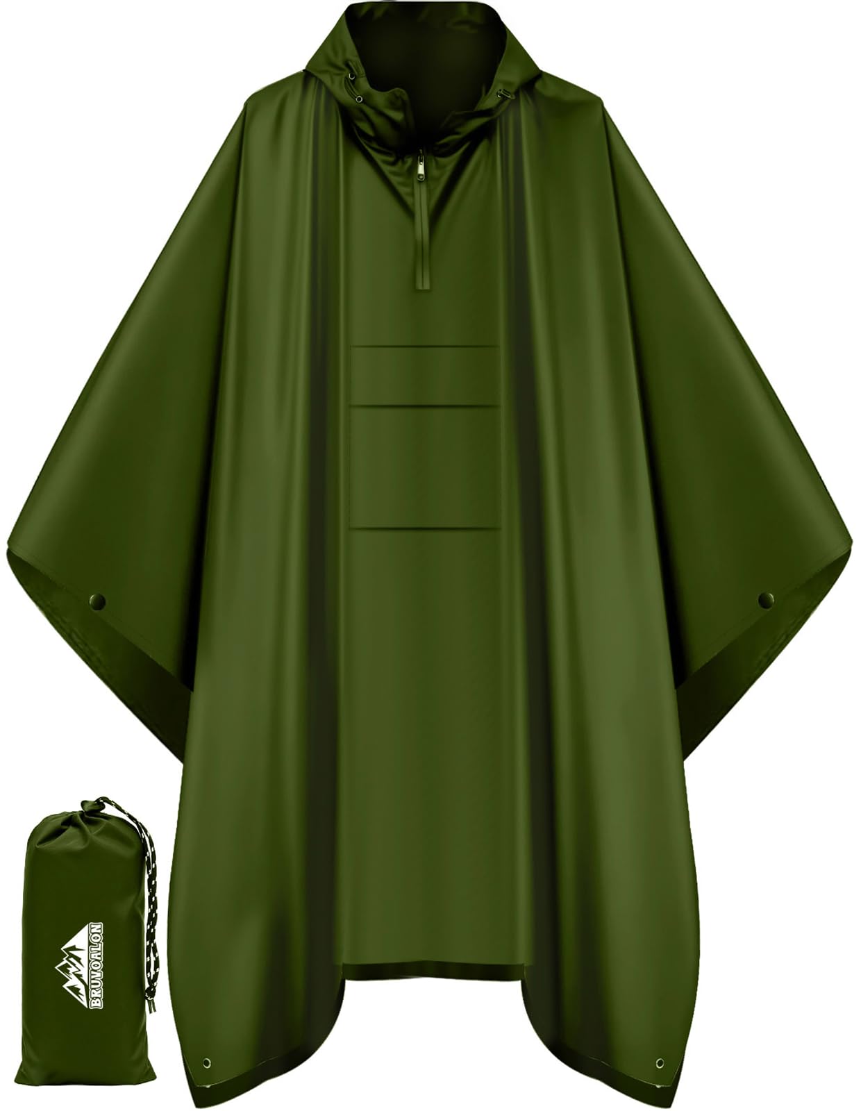 3-in-1 Rain Poncho — Polka Dots
