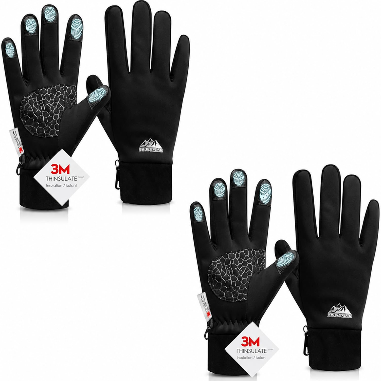 2 Pack W429 Winter Gloves