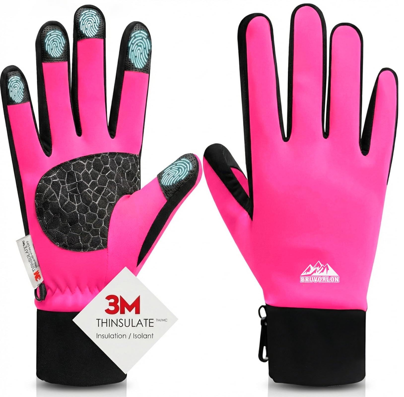Winter Gloves — Hot Pink